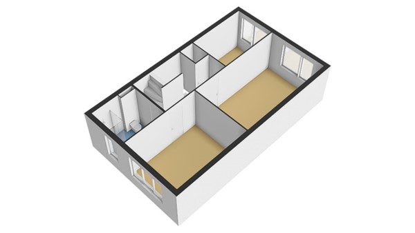 Floorplan - Binnenbaan 61, 4206 WK Gorinchem